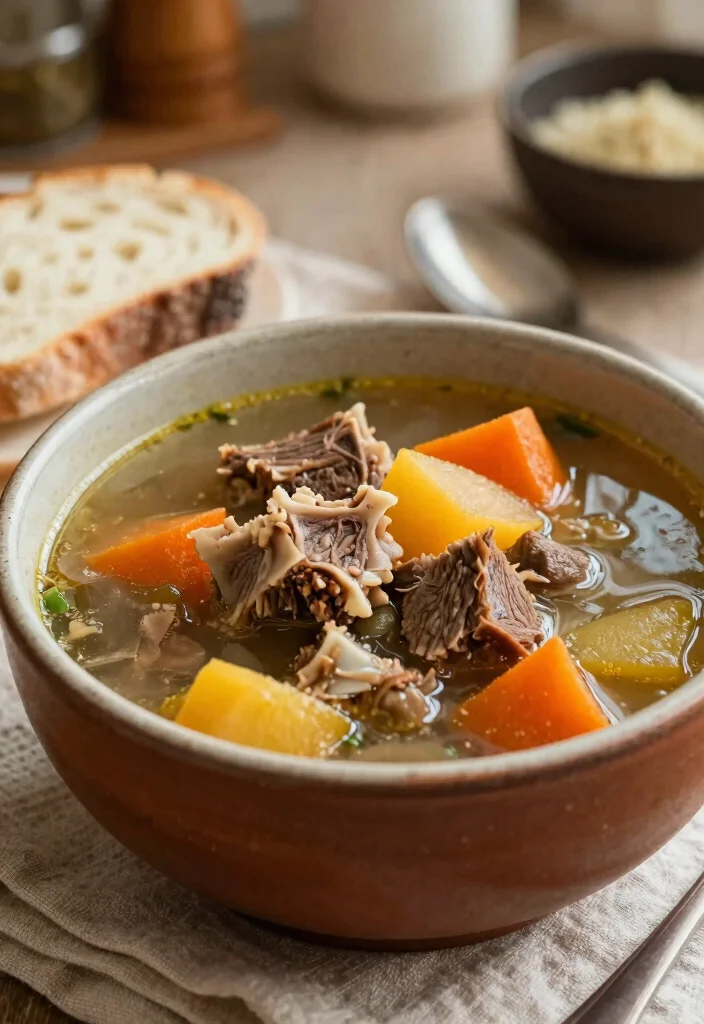 16 Beef Bone Broth Soup Recipes Nourishing Slow Simmered Bowls - 8. Rustic Beef Bone Broth Stew 1