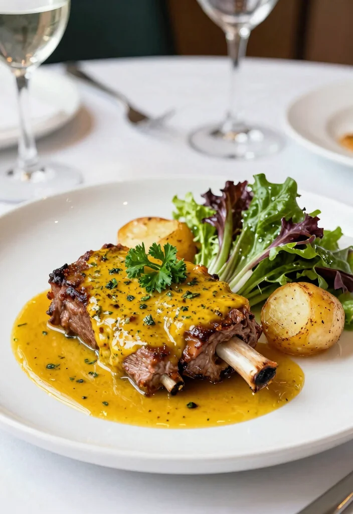 16 Beef Chuck Short Ribs Recipes That Fall Apart for Ultimate Comfort - 16. Garlic and Herb Mustard Short Ribs 1