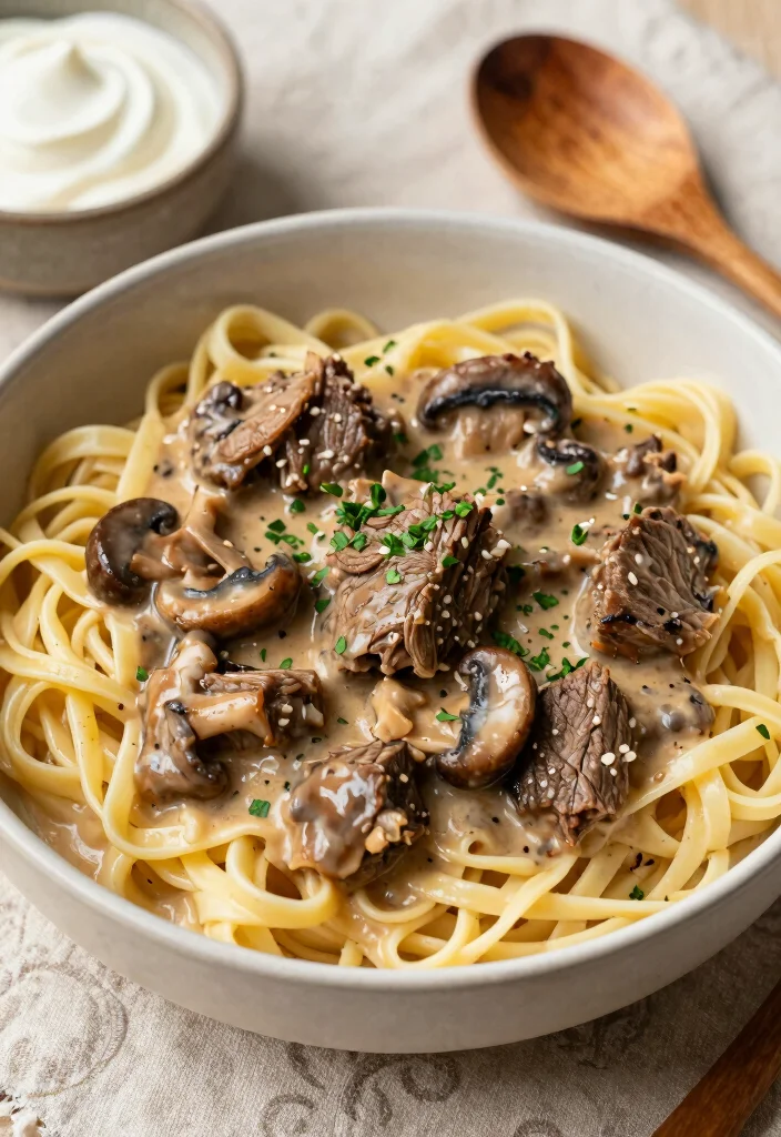16 Beef Chuck Short Ribs Recipes That Fall Apart for Ultimate Comfort - 6. Slow Cooker Beef Stroganoff Short Ribs 1