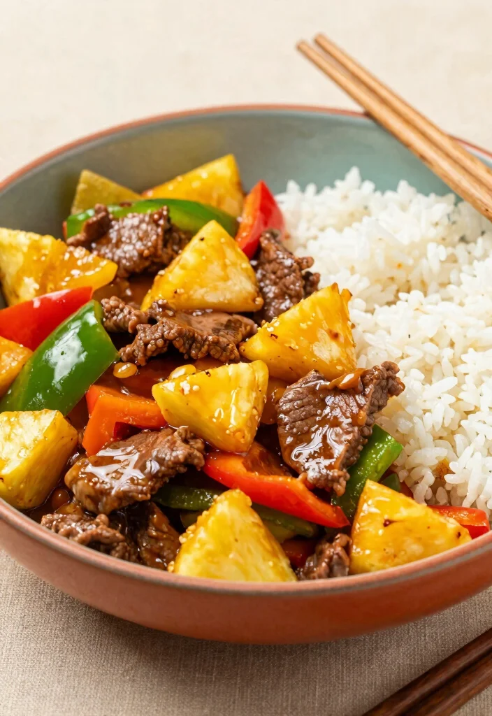 16 Beef Stir Fry Recipes: Easy 30-Minute Dinners - 7. Sweet and Sour Beef Stir Fry 1