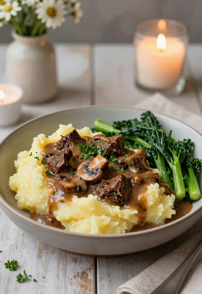 16 Beef Tips Crock Pot Recipes Tender Savory Classics - 4. Beef Tips with Mushroom Gravy 1