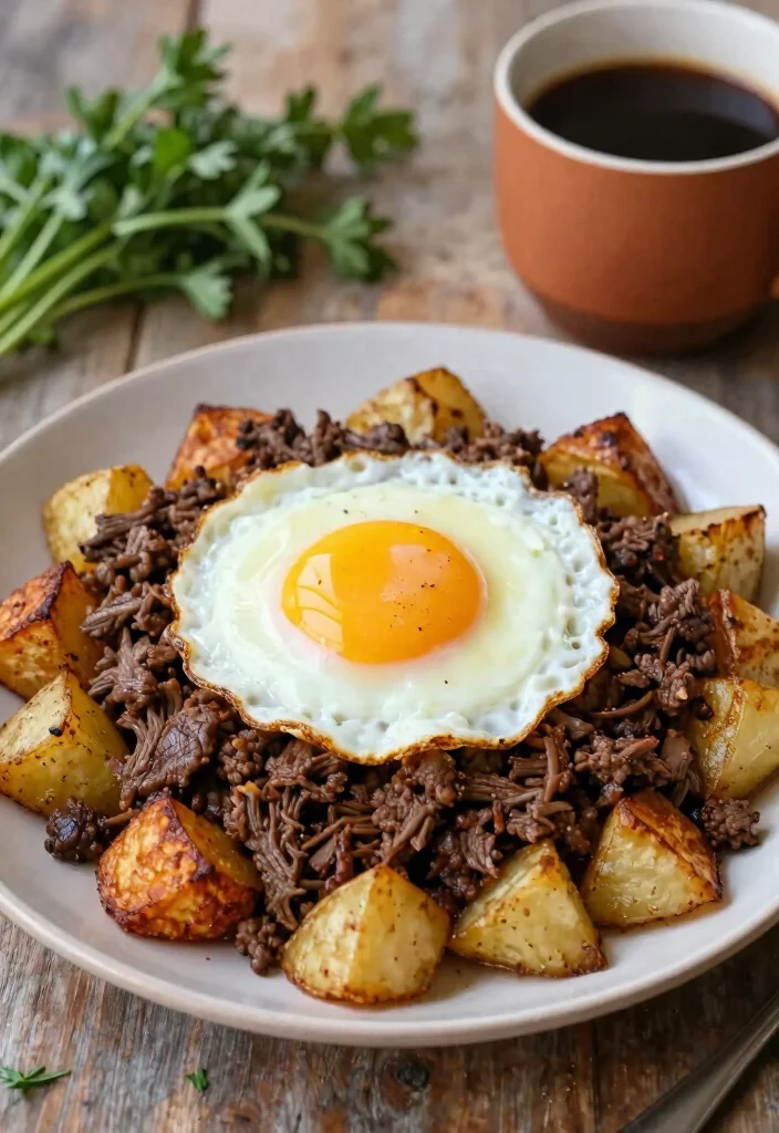 16 Budget-Friendly One-Pot Ground Beef Recipes for Quick Family Dinners - 15. Beef and Potato Hash 1