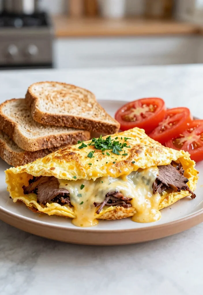 16 Canned Corned Beef Recipes: Pantry Comfort Meals - 7. Corned Beef Omelette 1