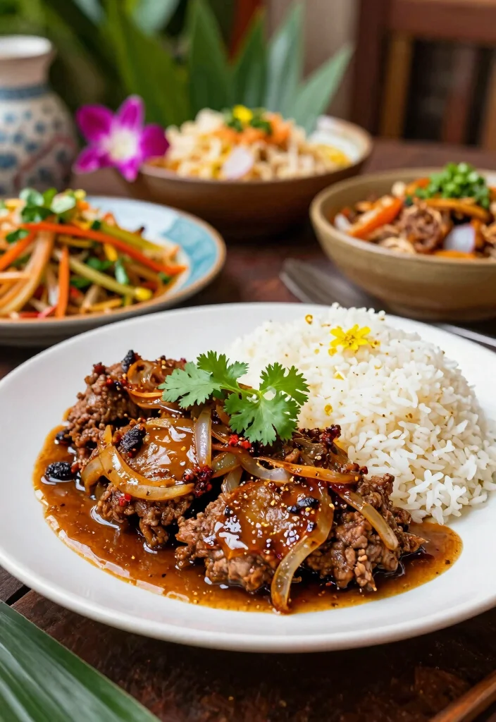 16 French Onion Meatloaf Recipes Rich Savory Comfort - 11. Thai-inspired French Onion Meatloaf 1