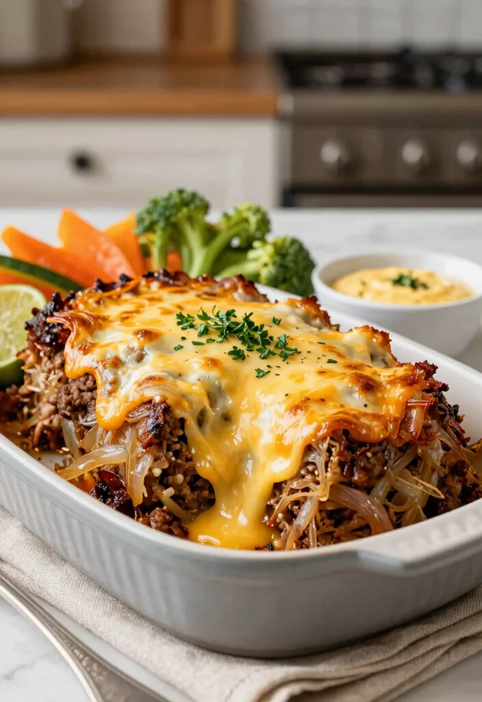 16 French Onion Meatloaf Recipes Rich Savory Comfort - 7. Stuffed French Onion Meatloaf 1
