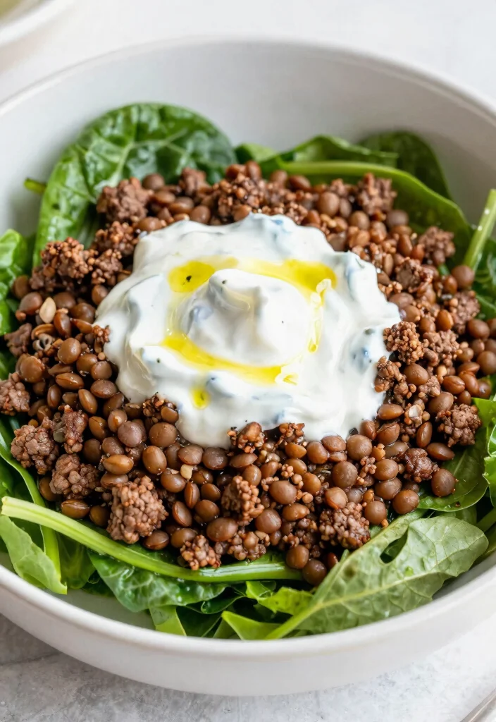 16 Ground Beef Bowl Recipes Customizable Easy Dinners - 13. Ground Beef and Lentil Bowl 1