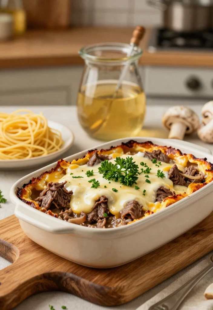 16 Ground Beef Casserole Recipes Cozy Family Bakes - 3. Classic Beef Stroganoff Casserole 1