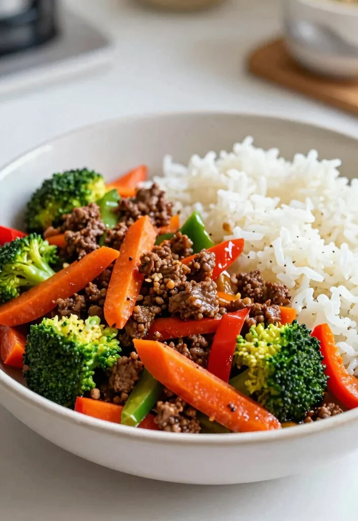 16 Ground Beef Recipes Healthy Balanced Easy Meals - 5. Ground Beef and Vegetable Stir-Fry 1
