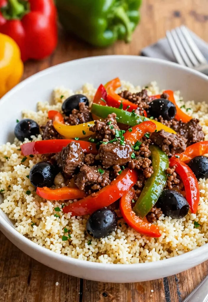 16 Ground Beef Stir Fry Recipes: Fast, Flavorful Meals for Busy Weeknights - 11. Mediterranean Beef Stir Fry 1