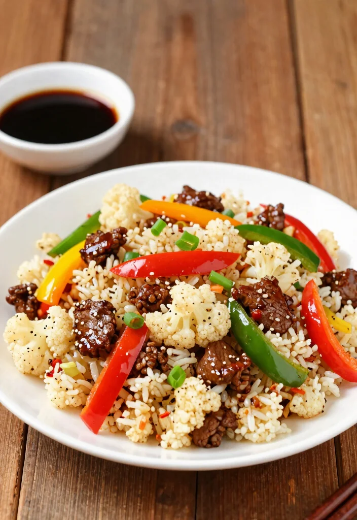 16 Ground Beef Stir Fry Recipes: Fast, Flavorful Meals for Busy Weeknights - 13. Beef and Cauliflower Rice Stir Fry 1