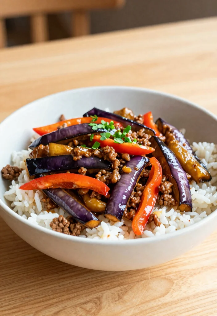 16 Ground Beef Stir Fry Recipes: Fast, Flavorful Meals for Busy Weeknights - 16. Beef and Eggplant Stir Fry 1
