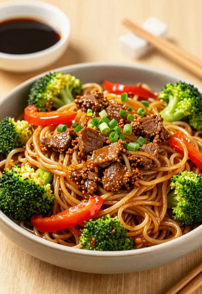 16 Ground Beef Stir Fry Recipes: Fast, Flavorful Meals for Busy Weeknights - 4. Beef and Veggie Noodle Stir Fry 1