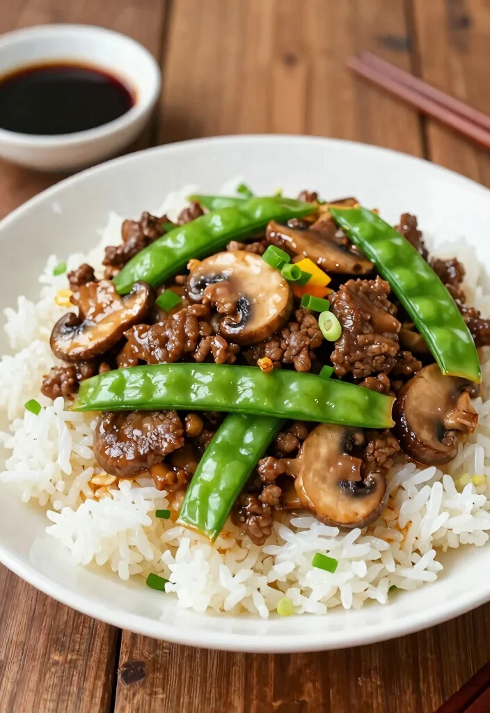 16 Ground Beef Stir Fry Recipes: Fast, Flavorful Meals for Busy Weeknights - 7. Beef and Mushroom Stir Fry 1