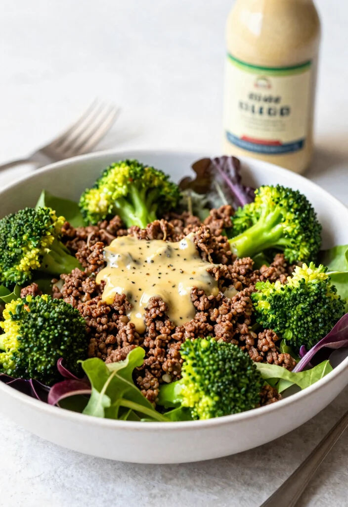 16 Ground Beef and Broccoli Recipes Savory Quick Skillets - 14. Ground Beef and Broccoli Salad 1