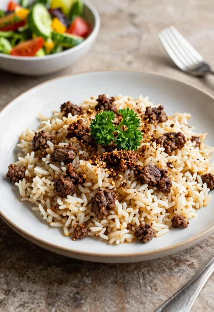 16 Ground Beef and Rice Recipes One Pan Comfort - 10. Ground Beef and Rice Pilaf 1