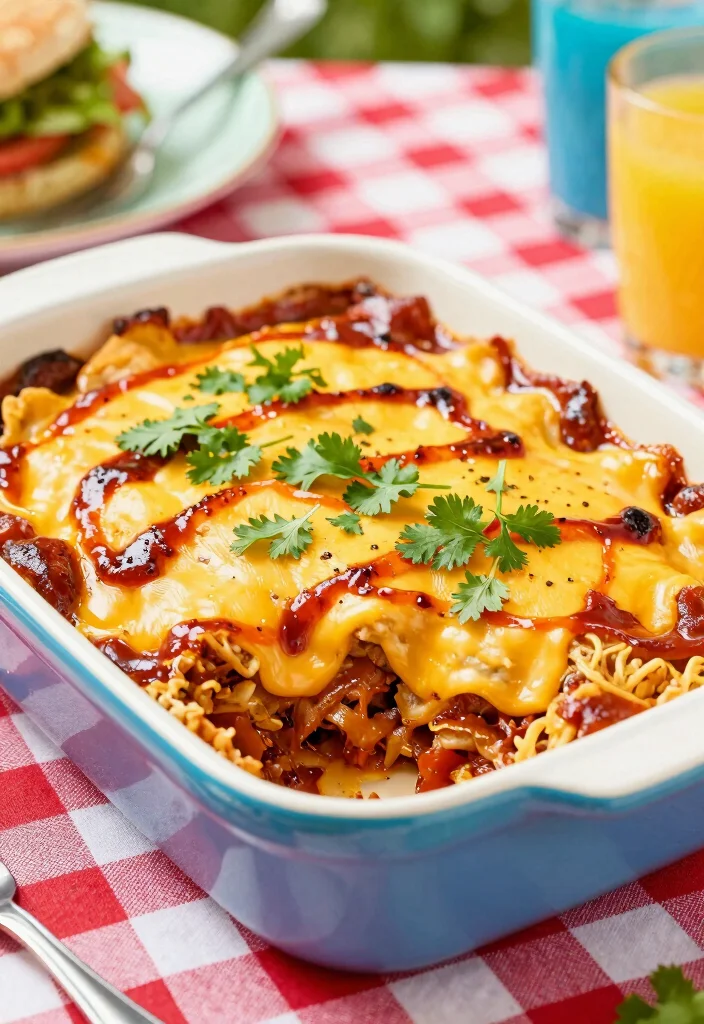 16 Hamburger Casserole Recipes Easy Cozy Bakes - 5. BBQ Hamburger Casserole 1