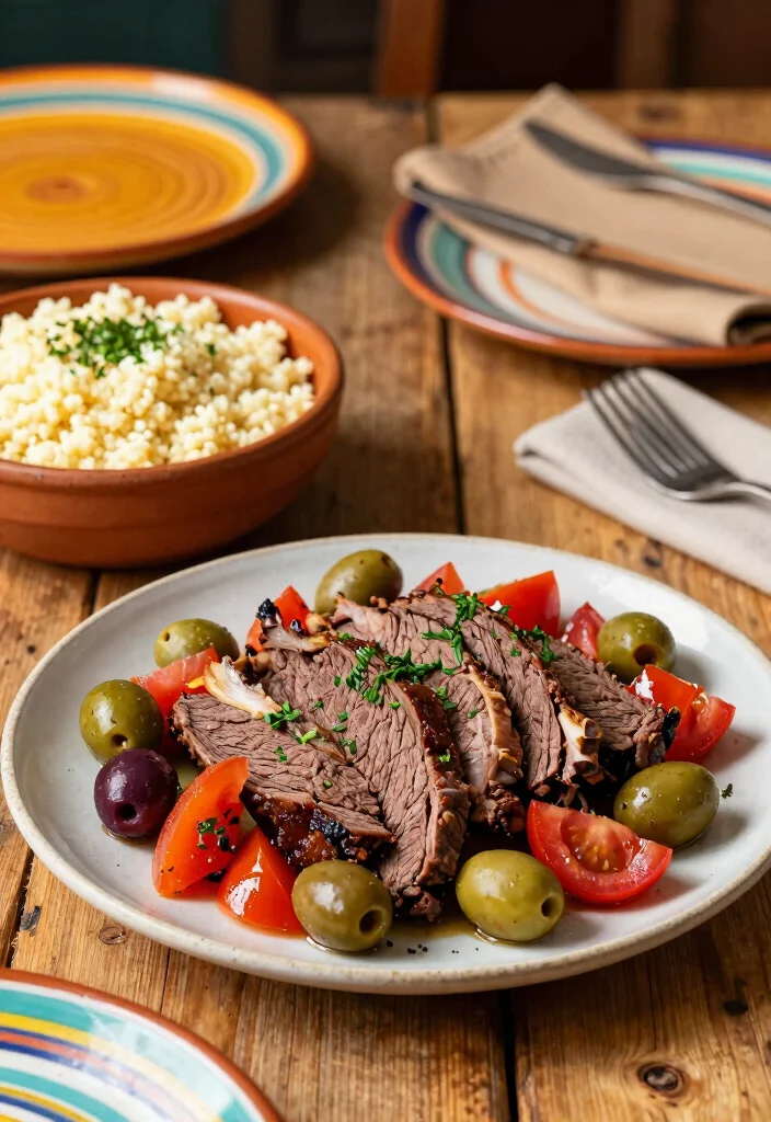 17 Beef Brisket Recipes Oven Tender Flavorful Roasts - 8. Mediterranean Brisket with Olives 1