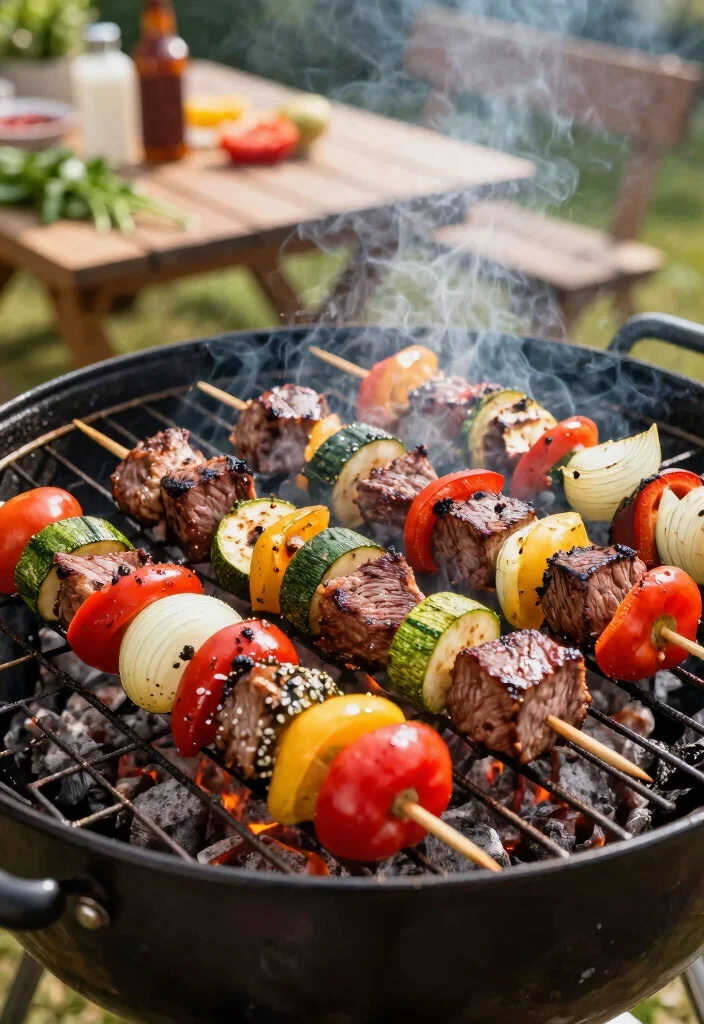 17 Beef Chuck Steak Recipes: Juicy Budget-Friendly Plates - 12. Beef Chuck Steak and Veggie Kebabs 1