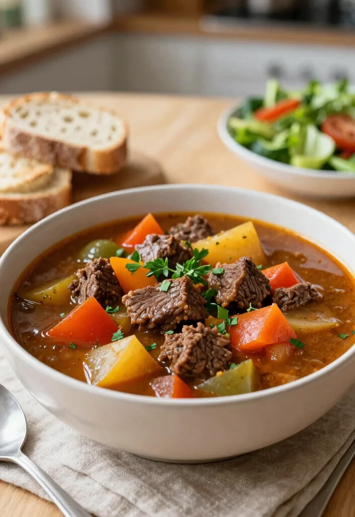 17 Beef Stew Meat Recipes: Hearty Classic Comfort - 12. Beef and Vegetable Stew 1