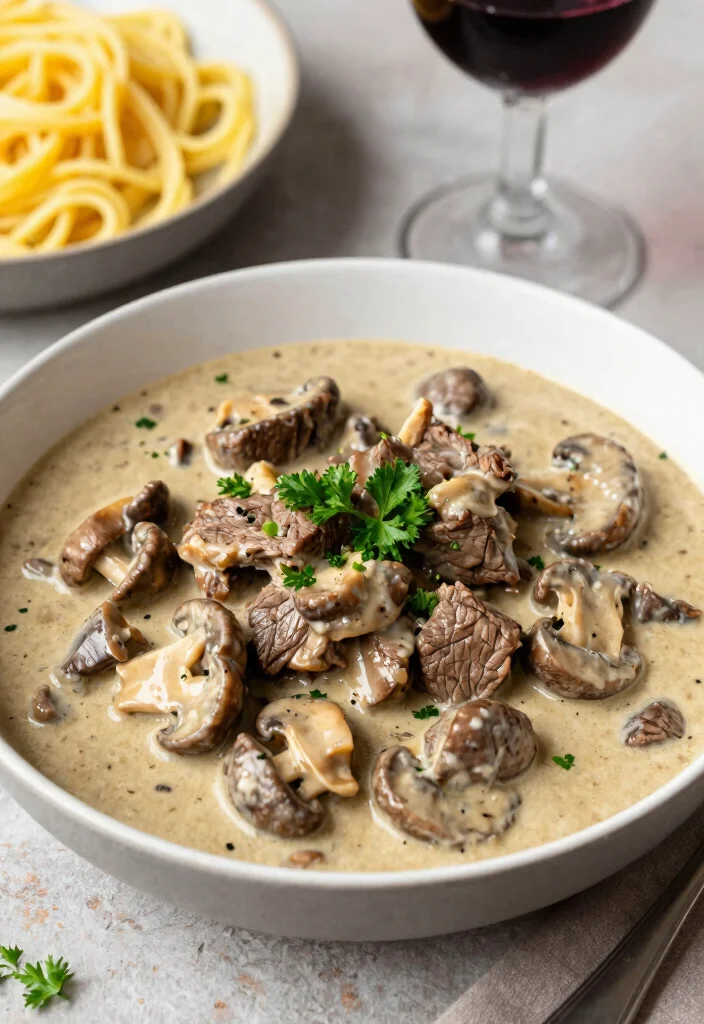 17 Beef Stew Meat Recipes: Hearty Classic Comfort - 13. Beef Stroganoff Stew 1