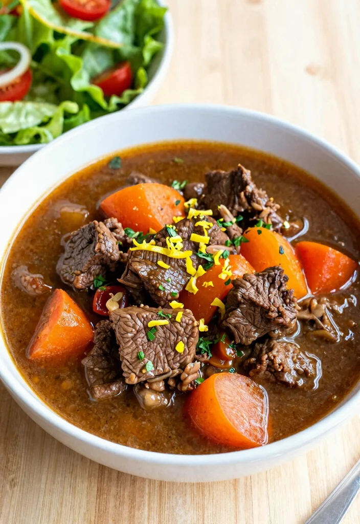 17 Beef Stew Meat Recipes: Hearty Classic Comfort - 16. Lemon Herb Beef Stew 1