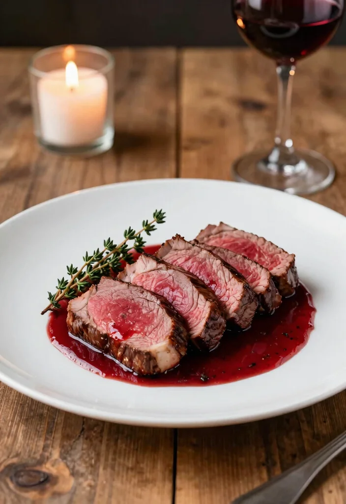 17 Beef Tenderloin Steak Recipes Perfectly Cooked at Home - 2. Sous Vide Beef Tenderloin with Red Wine Reduction 1