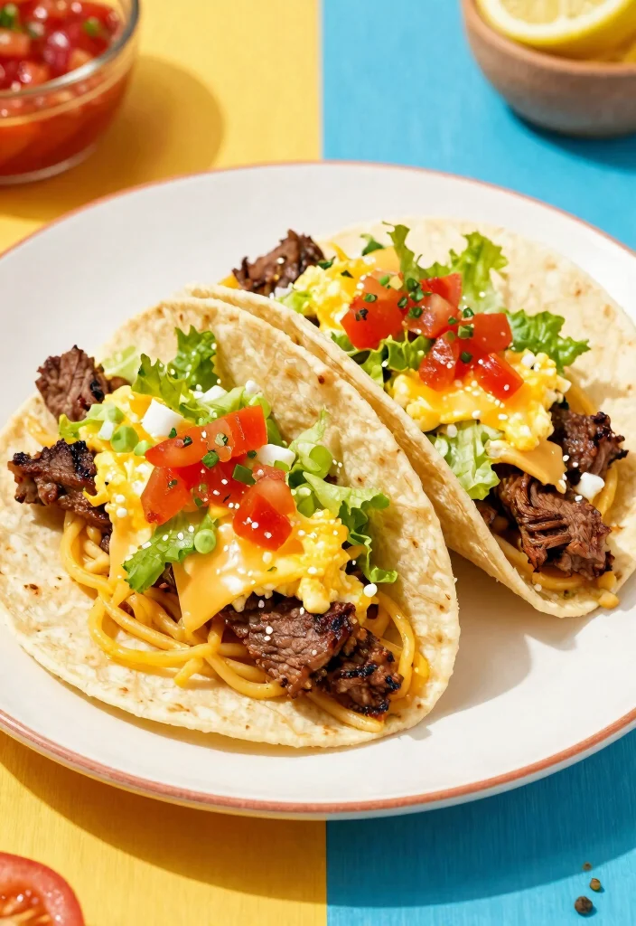 17 Beef and Egg Noodle Recipes Cozy Comfort Classics - 17. Beef and Egg Noodle Tacos 1