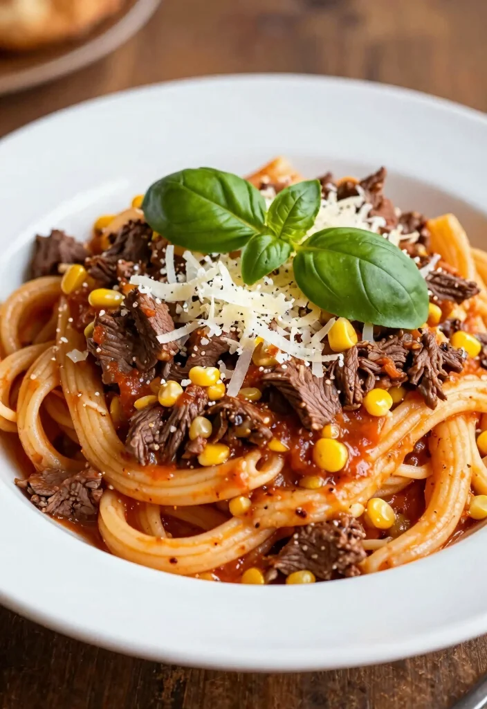 17 Corned Beef Brisket Recipes: Classic Hearty Dinners - 10. Corned Beef Ragu Pasta 1