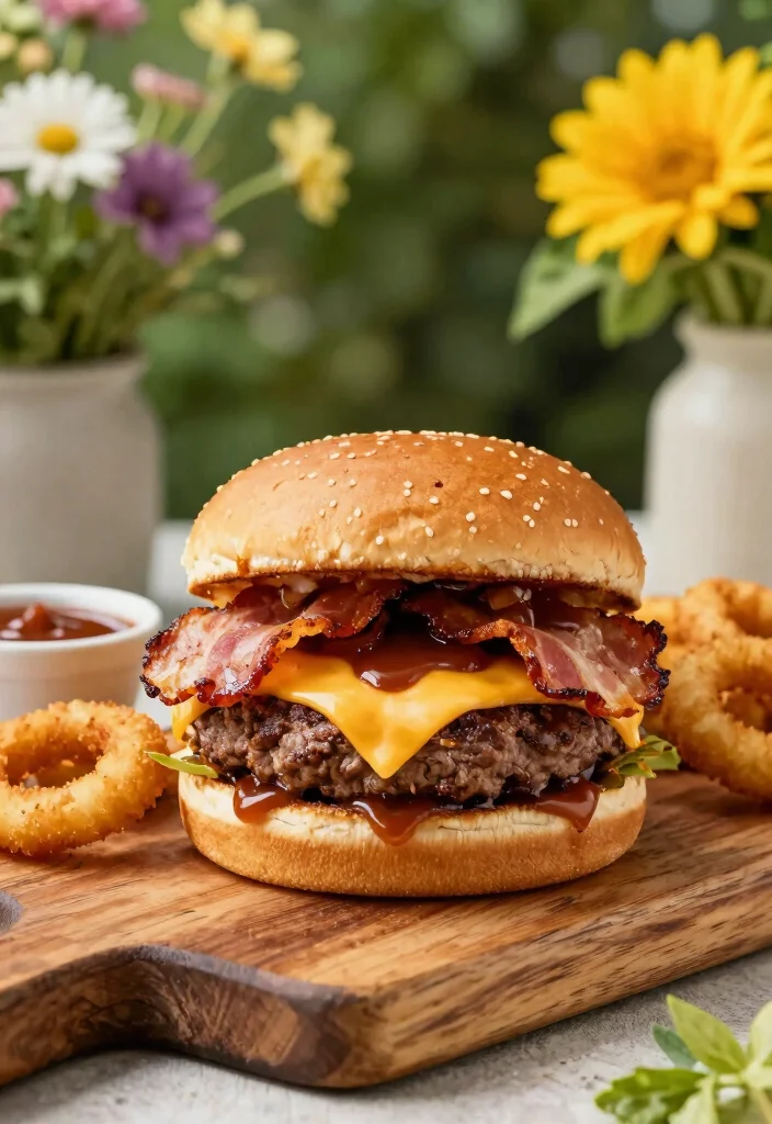 17 Ground Beef Burger Recipes: Juicy Classic Patties - 5. BBQ Bacon Cheeseburger 1