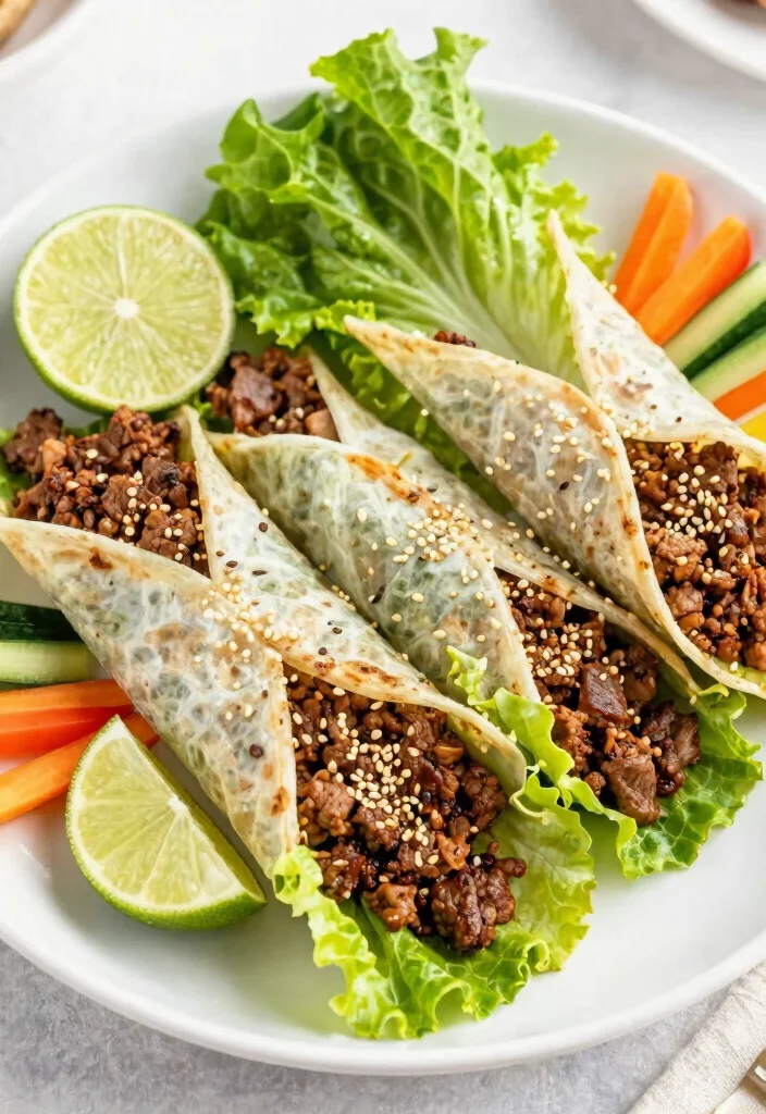17 Ground Beef Recipes for Dinner: Everyday Favorites - 9. Asian Beef Lettuce Wraps 1