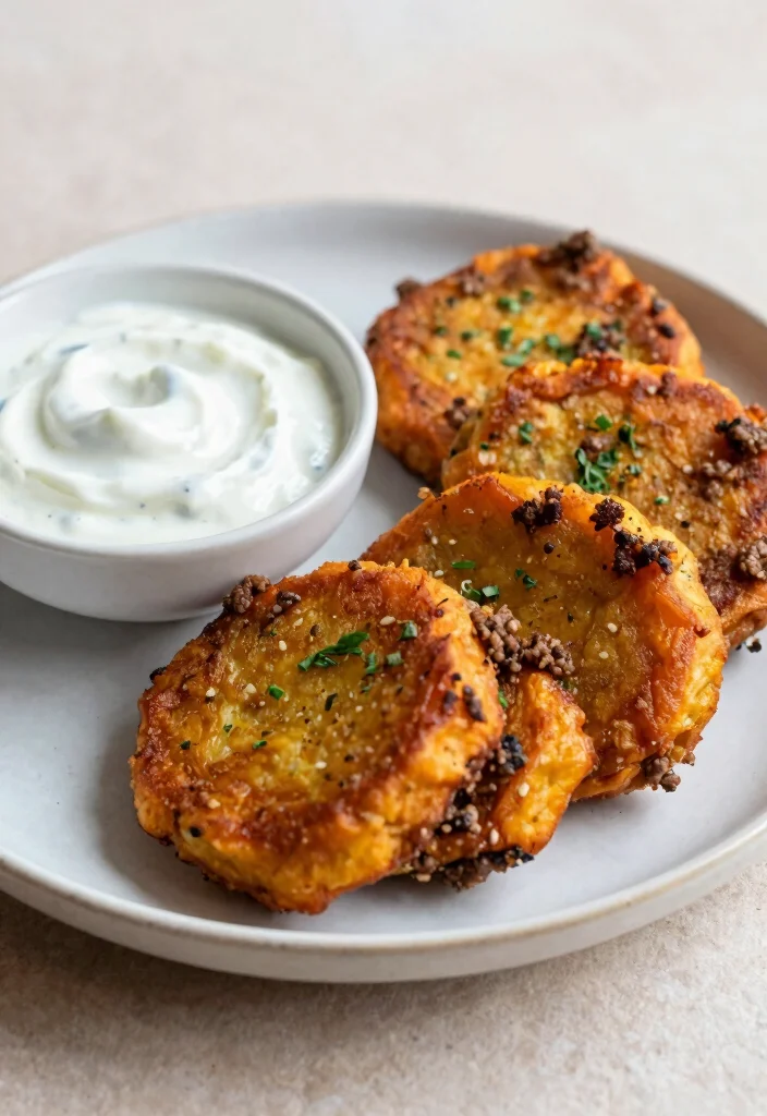 17 Ground Beef Sweet Potato Recipes: Hearty Healthy Bowls - 16. Ground Beef Sweet Potato Fritters 1