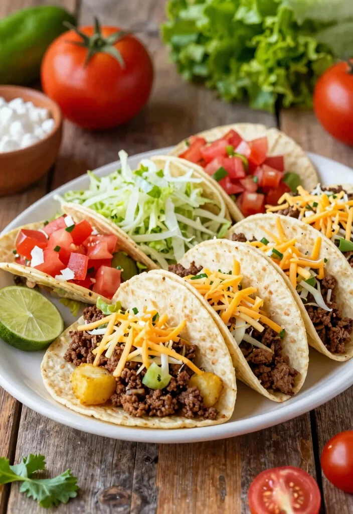 17 Ground Beef and Potato Recipes: Hearty, Filling Meals - 5. Ground Beef and Potato Tacos 1