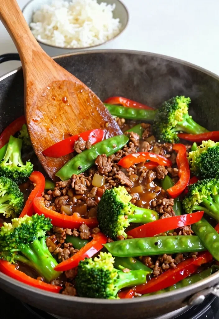 17 Ground Hamburger Meat Recipes for Simple Family Meals - 2. Beef & Vegetable Stir-Fry 1