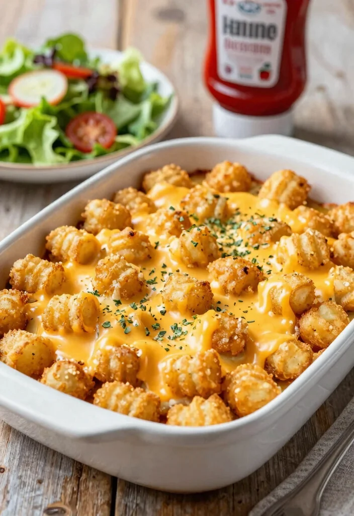 17 Hamburger Tater Tot Casserole Recipes Cheesy Family Hits - 1. Classic Cheesy Hamburger Tater Tot Casserole 1