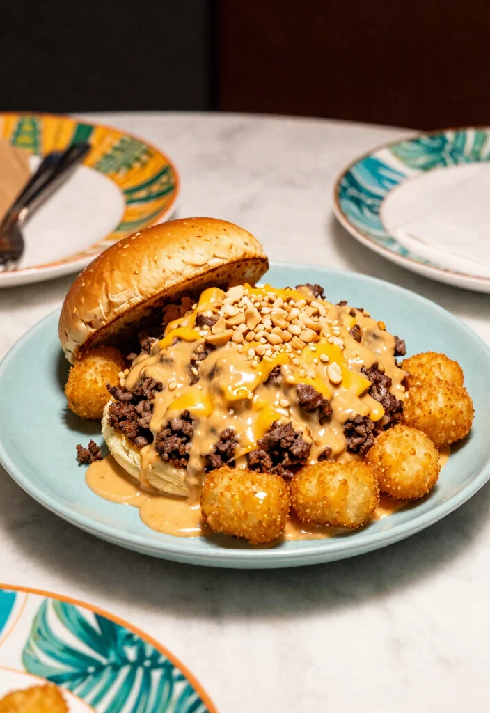 17 Hamburger Tater Tot Casserole Recipes Cheesy Family Hits - 16. Thai Peanut Hamburger Tater Tot Casserole 1