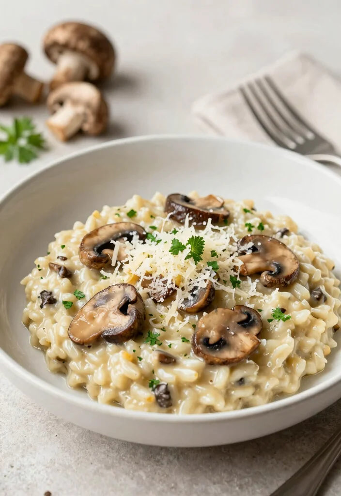 17 Hamburger and Rice Recipes: Easy One Pot Meals - 13. One-Pot Hamburger Mushroom Risotto 1