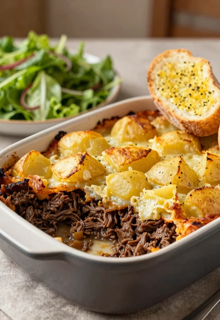 18 Beef Recipes for Dinner: Crowd-Pleasing Classics - 7. Beef and Potato Bake 1