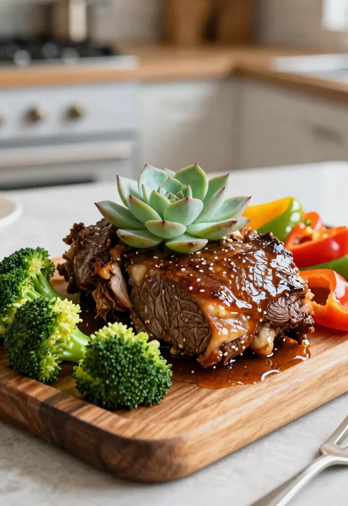 18 Beef Top Round Roast Recipes for Lean Budget Roasts - 2. Honey Garlic Beef Roast 1