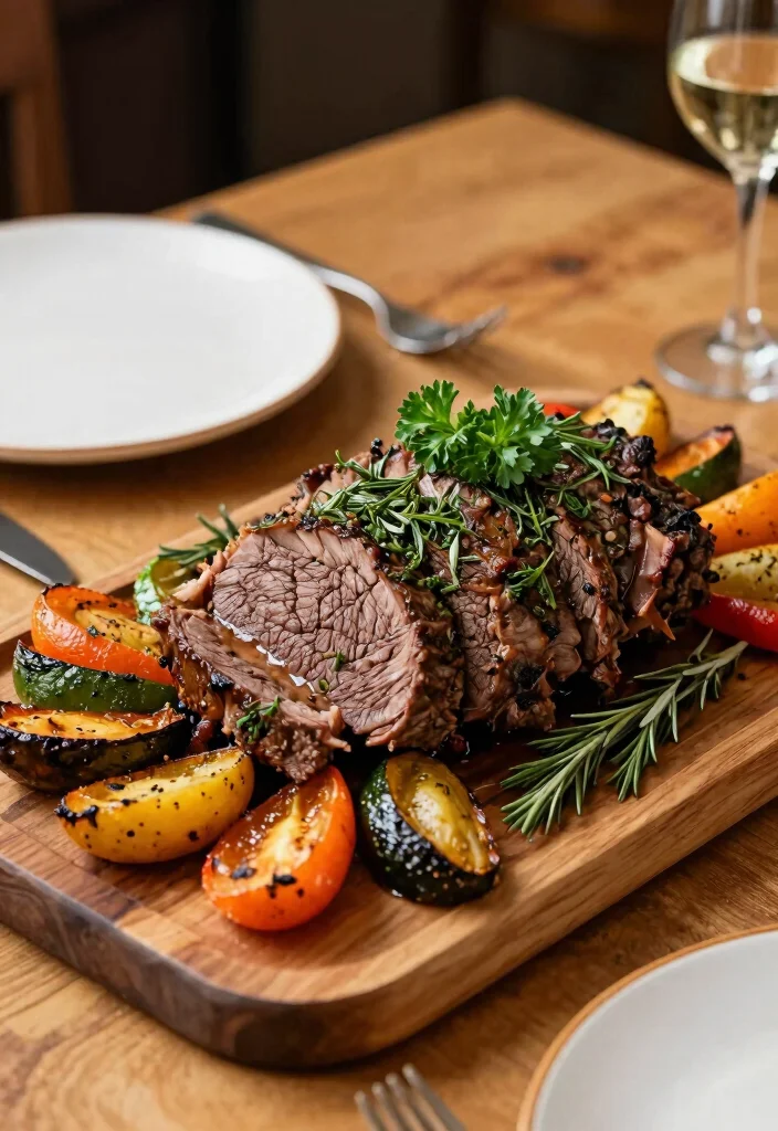 18 Beef Top Round Roast Recipes for Lean Budget Roasts - 3. Italian Herb Beef Roast 1