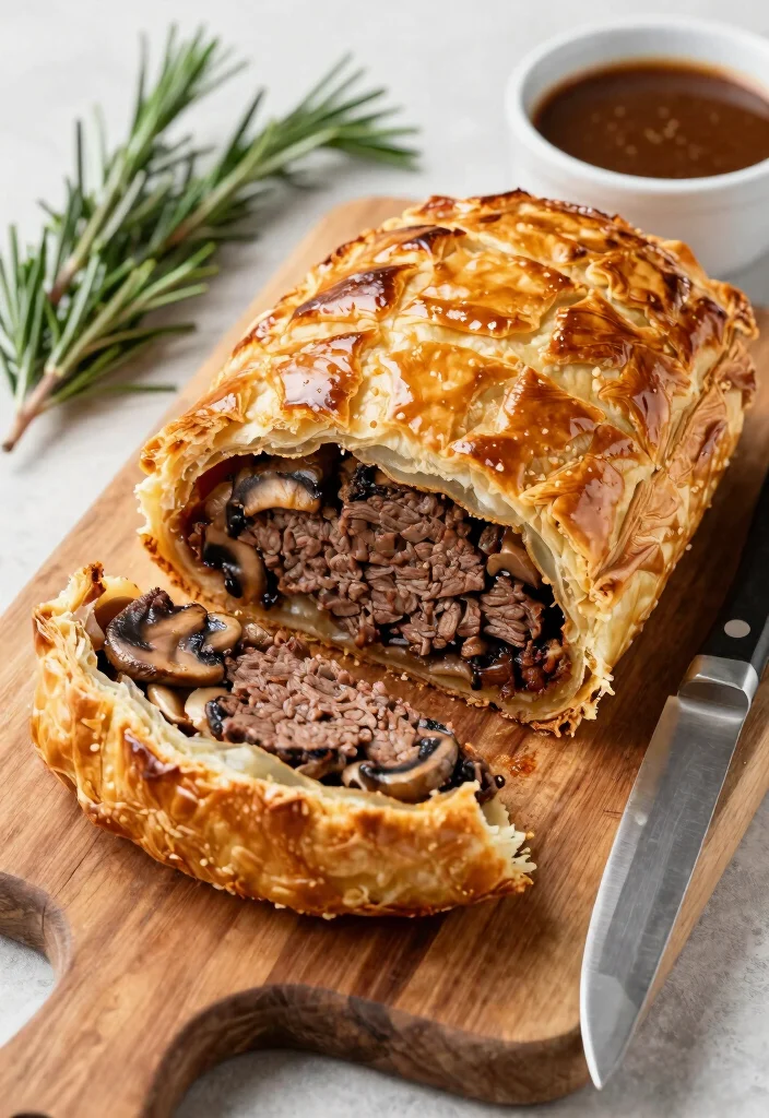 18 Beef and Mushroom Recipes for Savory Rich Weeknight Dinners - 17. Beef and Mushroom Wellington 1