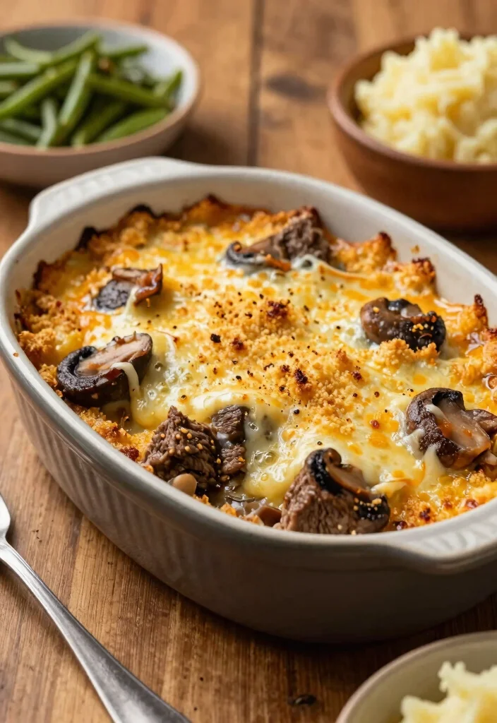 18 Beef and Mushroom Recipes for Savory Rich Weeknight Dinners - 5. Savory Beef and Mushroom Casserole 1