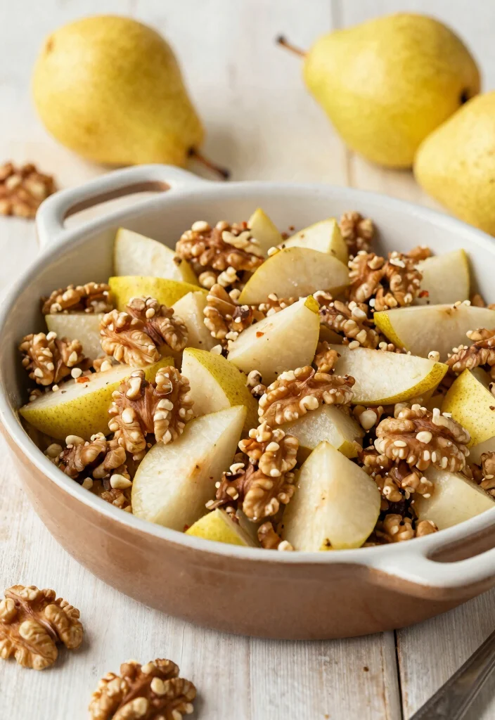 18 Gluten Free Stuffing Recipes: Holiday Friendly Classics - 10. Pear and Walnut Stuffing 1