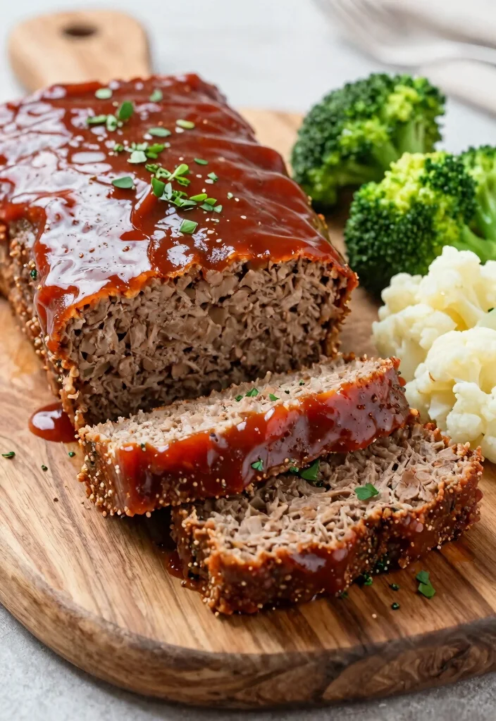 18 Ground Beef Keto Recipes: Low Carb Flavorful Plates - 5. Keto Meatloaf 1