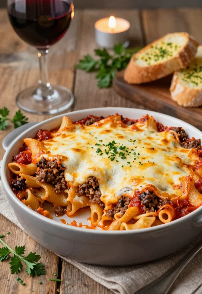 18 Ground Beef Pasta Recipes Cheesy Family Pleasers - 1. Cheesy Ground Beef Pasta Bake 1