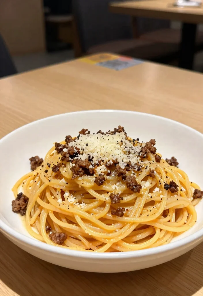 18 Ground Beef Spaghetti Recipes: Classic Crowd Pleasers - 11. Spaghetti Carbonara with Ground Beef 1