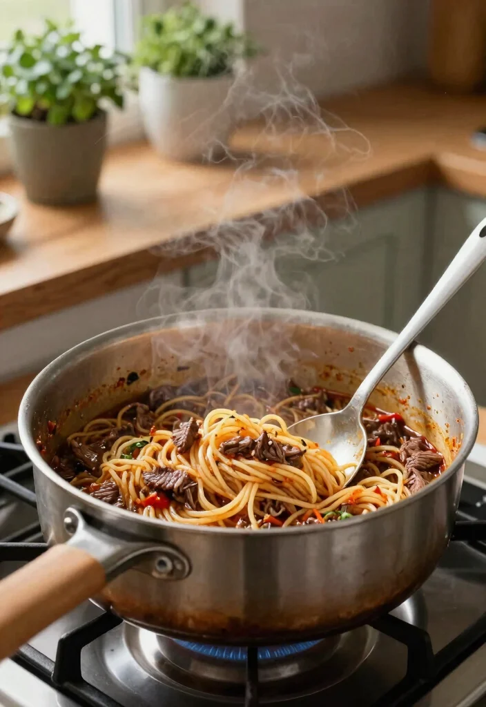 18 Ground Beef Spaghetti Recipes: Classic Crowd Pleasers - 3. One-Pot Beef Spaghetti 1