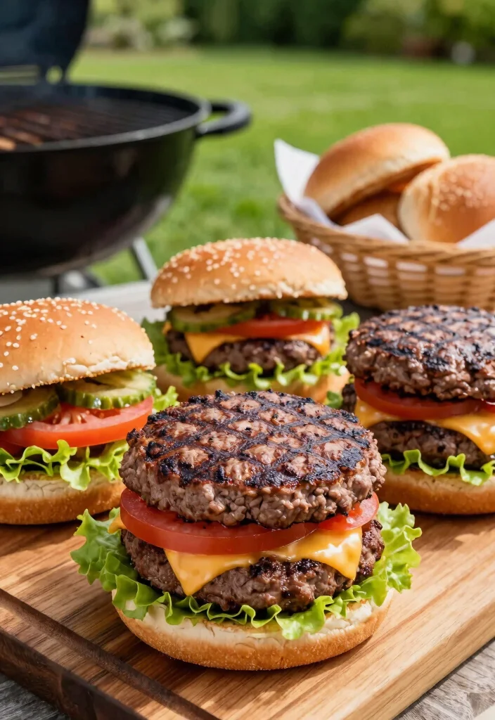 18 Ground Beef Summer Recipes Light Grill Friendly Ideas - 1. Juicy Grilled Beef Burgers 1