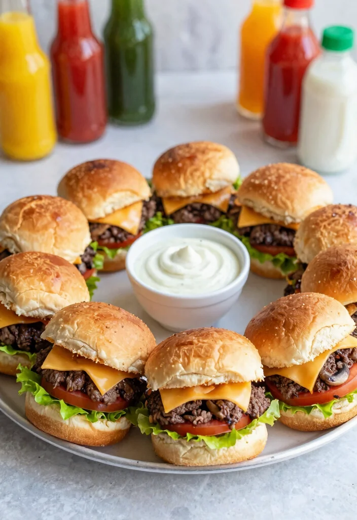 18 Ground Beef and Mushroom Recipes Rich Umami Plates - 14. Beef and Mushroom Sliders 1