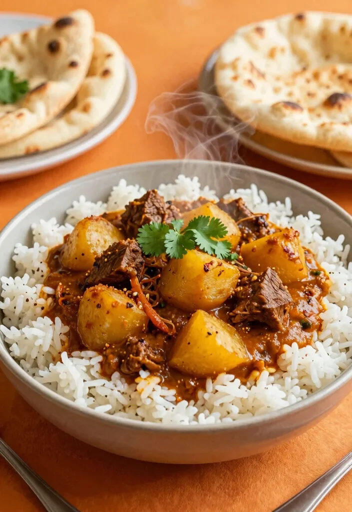 18 Hamburger and Potato Recipes Filling Classic Dinners - 10. Beef and Potato Curry 1