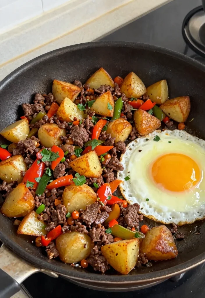 18 Hamburger and Potato Recipes Filling Classic Dinners - 12. Beef and Potato Hash 1